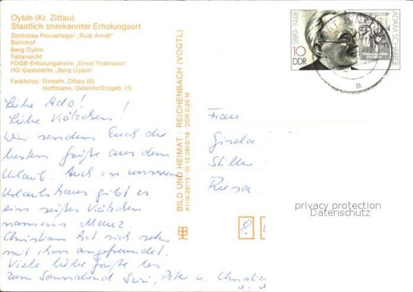 Oybin Pionierlager Rudi Arndt Bahnhof Berg Oy – Bild 2