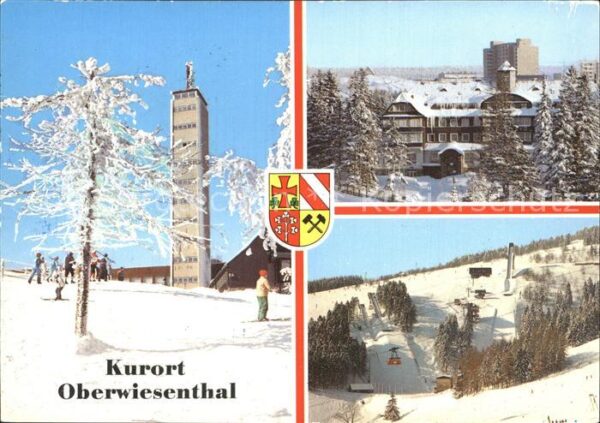 Oberwiesenthal Erzgebirge Fichtelberg Aussichtsturm Bergstation E