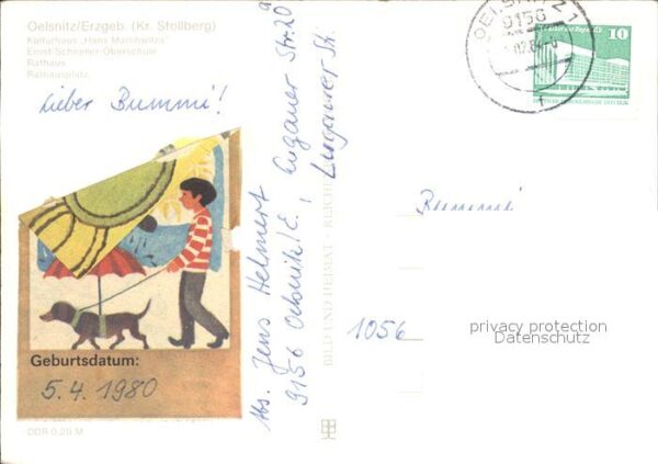 Oelsnitz Erzgebirge Kulturhaus Hans Marchwitza Ernst Schnel – Bild 2
