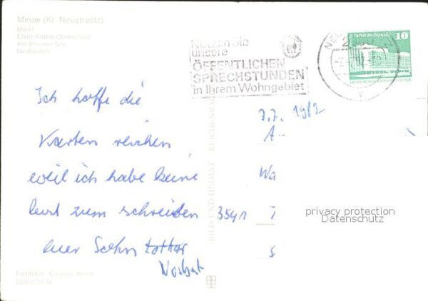 Mirow Markt Etkar Andre Oberschule Mirower Se – Bild 2
