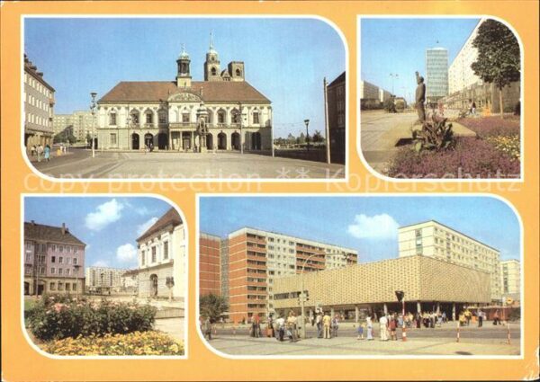 Magdeburg Rathaus Karl Marx Str Erich Weinert Den