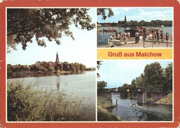 Malchow Kloster Malchower See Fahrgastschiff Le