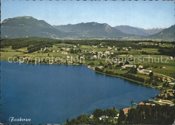 Faakersee mit Drobollach und Dobratsch