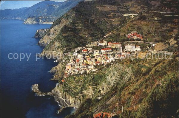 Riomaggiore Fliegeraufnahme