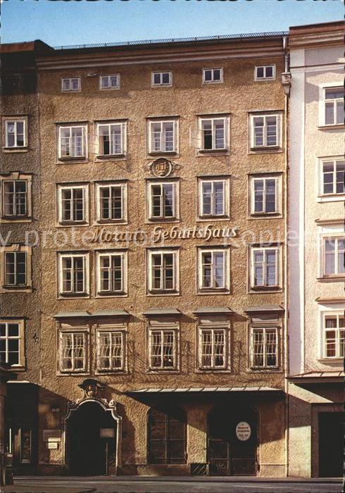 Salzburg Oesterreich Mozarts Geburtshaus