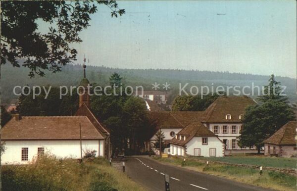 Neuhaus Solling Teilansicht Kirche
