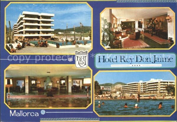 Santa Ponsa Mallorca Islas Baleares Hotel Rey Don Jaime Foyer Hallenbad Str