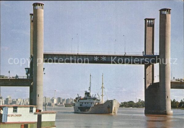 Porto Alegre Rio Grande de Sul Ponte levadica sobre
