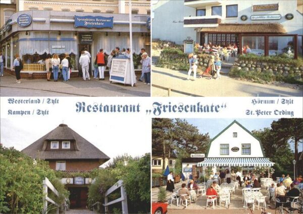 Insel Sylt Restaurant Friesenkate in Westerland Hö