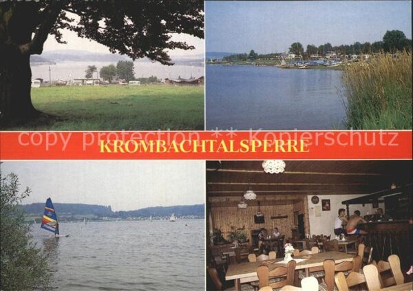 Mademuehlen Krombachtalsperre Haus am See Gaststube