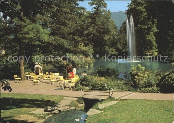 Badenweiler Kurpark Fontäne