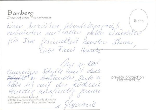 Bamberg Innenhof eines Fischerhauses – Bild 2