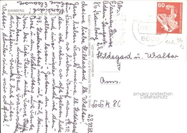 Bamberg Dominikanerstrasse und St Michael – Bild 2