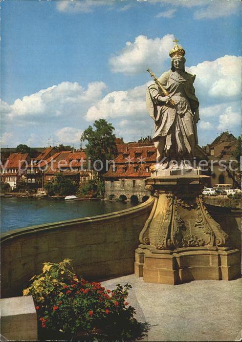 Bamberg Hl Kunigunde auf der Unteren Brücke mit