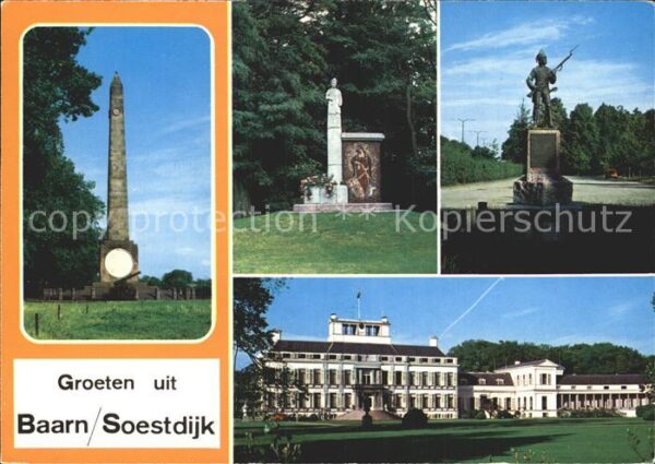 Soestdijk Obelisk Denkmal Schloss