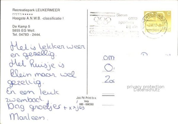 Well Gelderland Recreatiepark Leukermeer Bootspartie – Bild 2