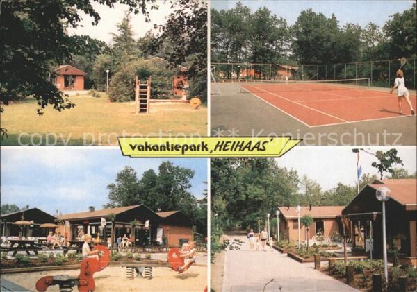 Putten Gelderland Vakantiepark Heihaas Tennisplatz Kinder