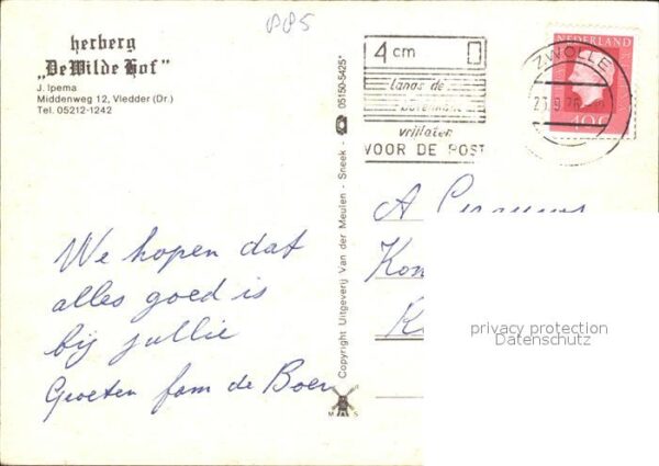 Vledder Herberg De Wilde Hof – Bild 2