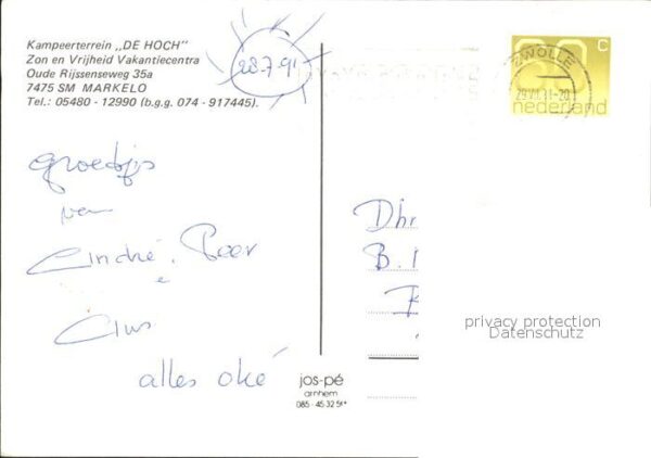 Markelo Kampeerterrein De Hoch Teilansichten – Bild 2