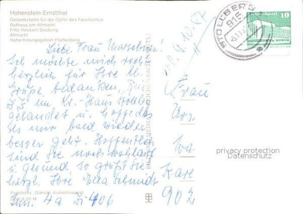 Hohenstein-Ernstthal Gedenkstätte für Faschismusopfer Rathau – Bild 2