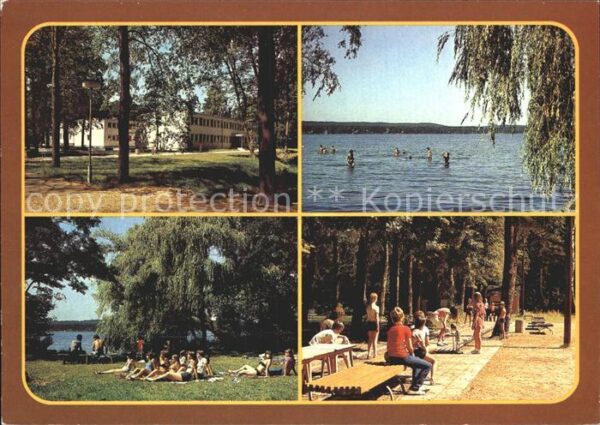 Bad Saarow-Pieskow Ferienheim Hermann Leupold Badestrand L