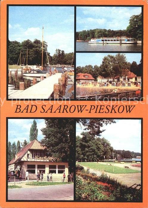 Bad Saarow-Pieskow Bootsanleger Dampferanlegestelle Schwan