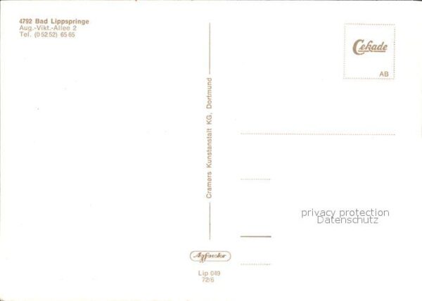 Bad Lippspringe Marienstift Fliegeraufnahme Treppenaufg – Bild 2