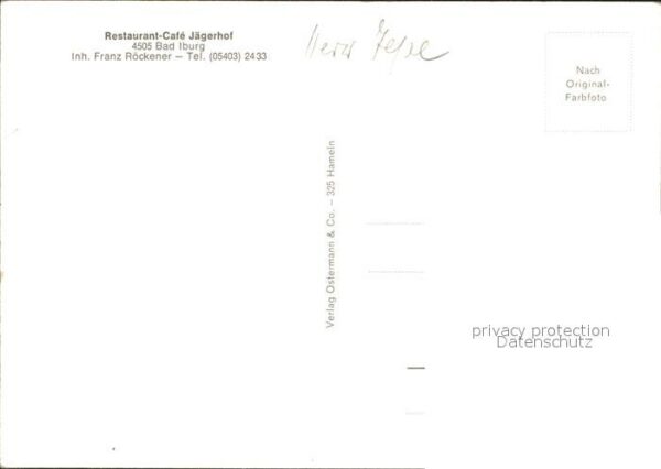 Bad Iburg Restaurant Cafe Jägerhof – Bild 2