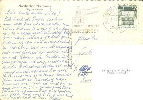 Norderney Nordseebad Fliegeraufnahme – Bild 2