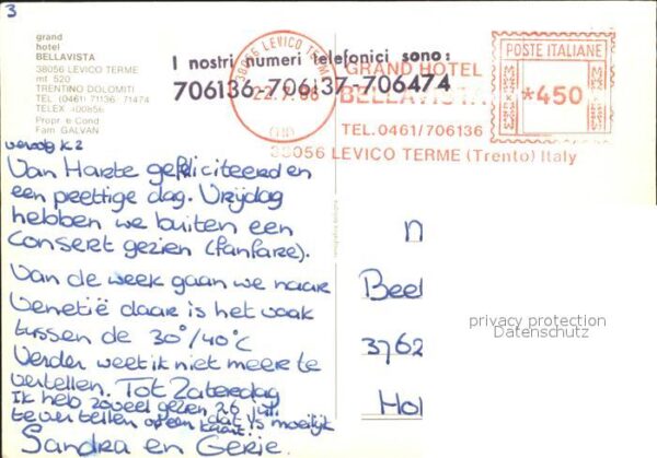 Levico Terme Grand Hotel Bellavista Swimmingpool – Bild 2