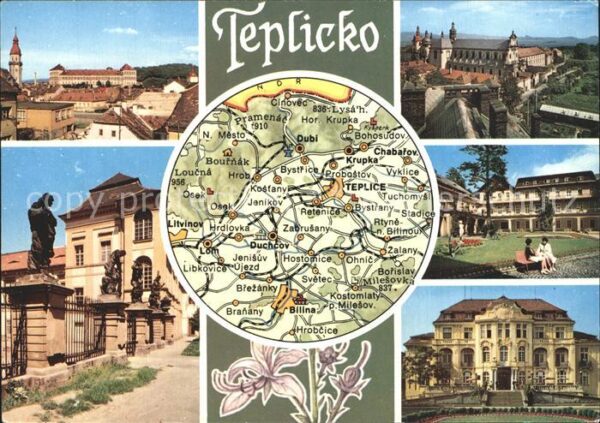 Teplice Bilina Osek Duchcov zamek Dubi lazne Ka