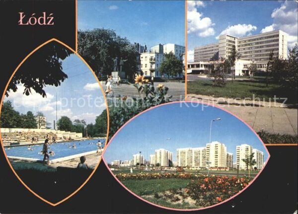 Litzmannstadt Lodz Basen kapielowy Zakladow Stary Rynek Mi