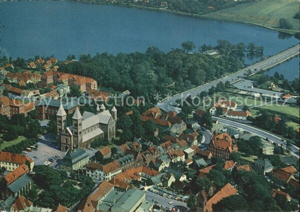 Viborg Vestsjalland Fliegeraufnahme mit Dom