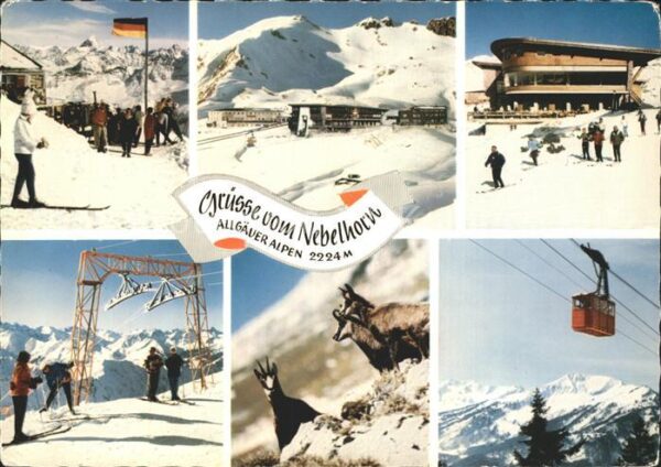 Oberstdorf Nebelhorn Bahn Gipfelhütte Bergstation