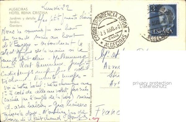 Algeciras Andalucia Hotel Reina Cristina Jardines y detalle – Bild 2