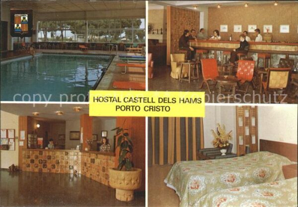 Porto Cristo Hostal Castell dels Hams Hallenbad Bar