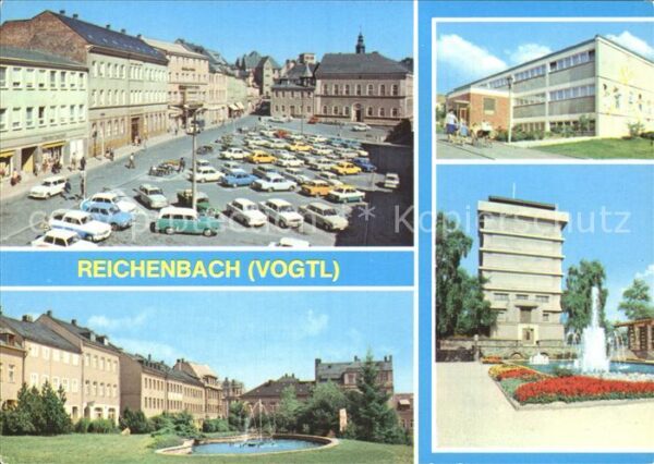 Reichenbach Vogtland Markt Park des Friedens Kindergarten Go