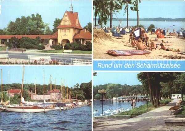 Scharmuetzelsee Bad Saarow Pieskow Bahnhof Schwanenwies