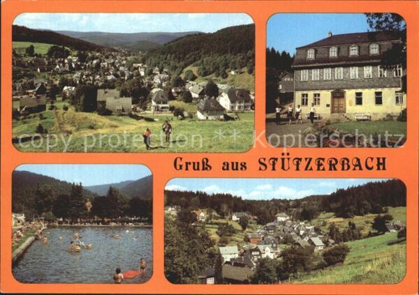 Stuetzerbach Blick vom Schlossberg Goethehaus Schwim