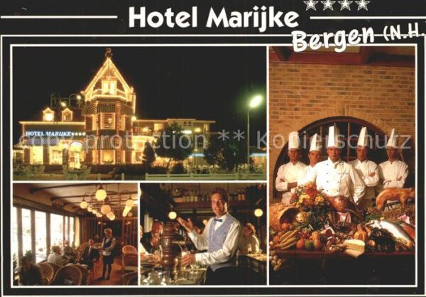 Bergen aan Zee Hotel Marijke Gaststube Bar Köche