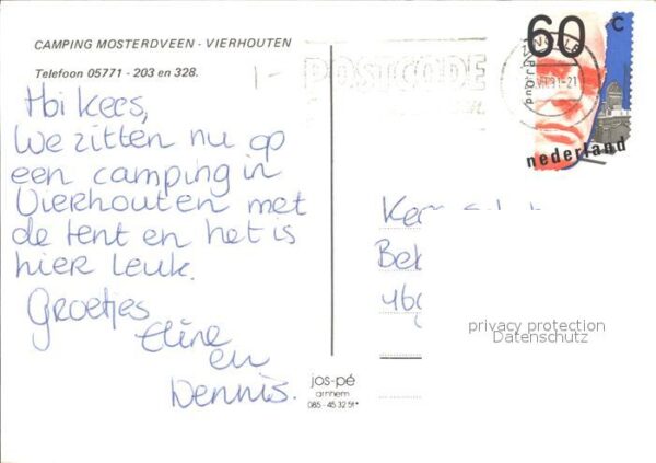 Vierhouten Camping Mosterdveen Bar Gastraum Badese – Bild 2