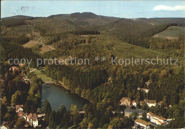 Bad Sachsa Harz Berghotel zum Katzenstein Fliegeraufnah