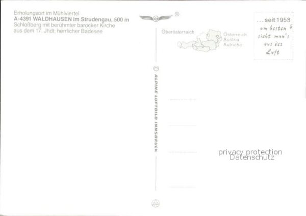 Waldhausen Strudengau Schlossberg Fliegeraufnahme – Bild 2