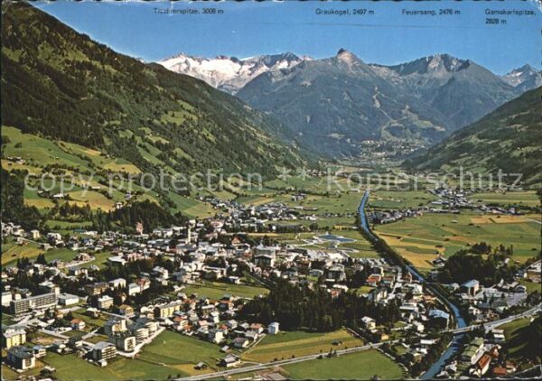 Bad Hofgastein Panorama mit Graukogel Feuersang Gamska
