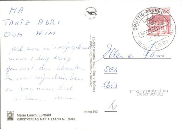 Maria Laach Glees Abteikirche Fliegeraufnahme – Bild 2