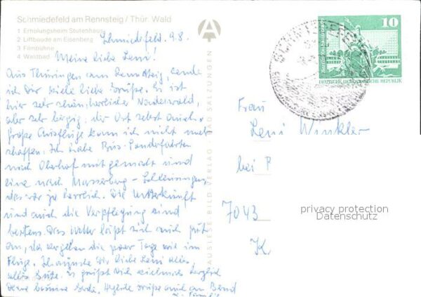 Schmiedefeld Rennsteig Erholungsheim Stutenhaus Liftbaude Film – Bild 2