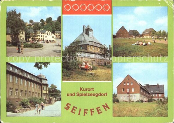 Seiffen Erzgebirge HOG Buntes Haus Spielzeugmuseum Bergbau