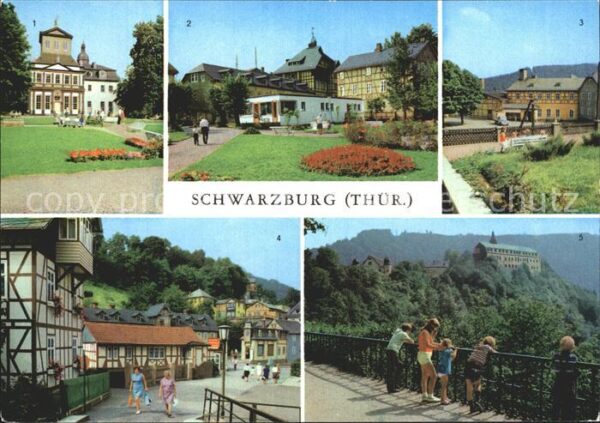 Schwarzburg Thueringer Wald Kaisersaalgebäude Max Reimann Platz Erh