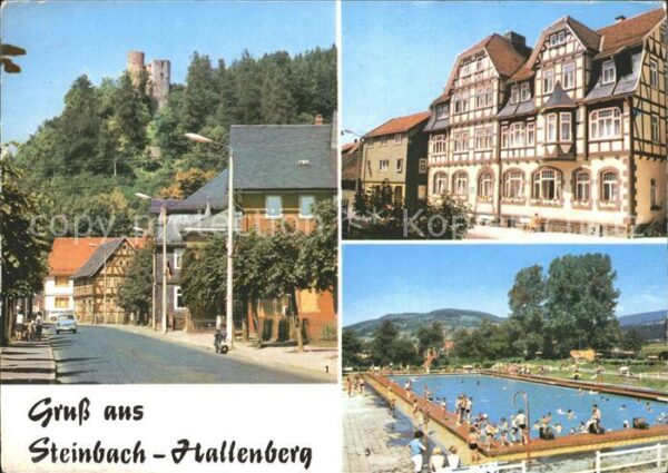 Steinbach-Hallenberg Hallenburg FDGB Erholungsheim Fortschri