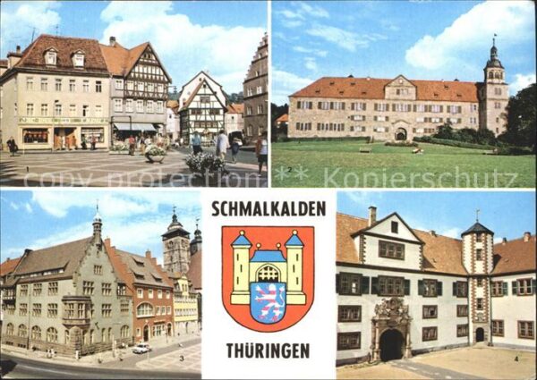 Schmalkalden Altmarkt Schloss Wilhelmsburg Innenhof